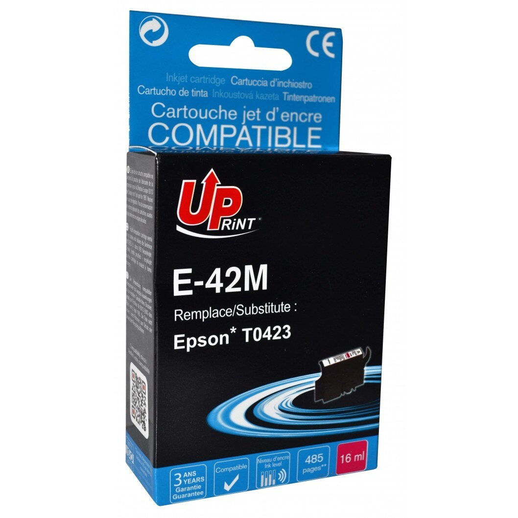 Cartus cerneala UPRINT EJ42MUP Magenta, 16 ml, compatibil T0423