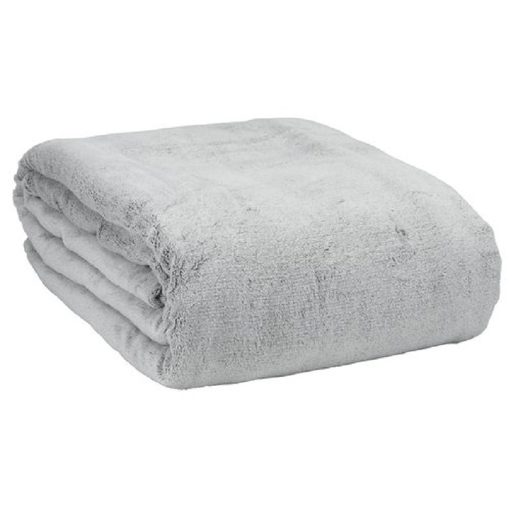 Меко и пухкаво одеяло Coccolino за 2 души, 200X230 см, светло сиво