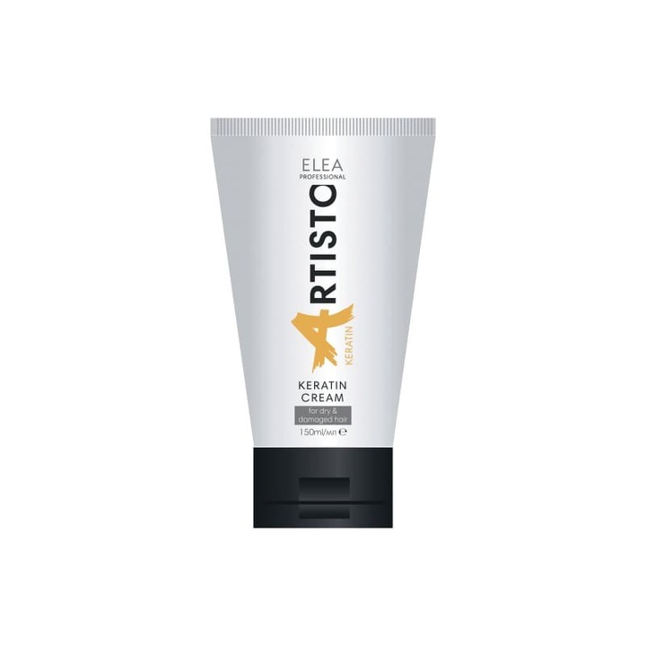 Crema regeneranta cu cheratina pentru par Elea Professional Artisto, 150 ml