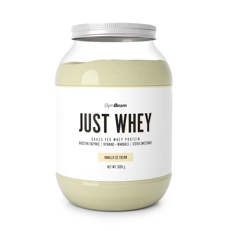 Proteine Just Whey, Vanilla Ice Cream, GymBeam, 1000 g