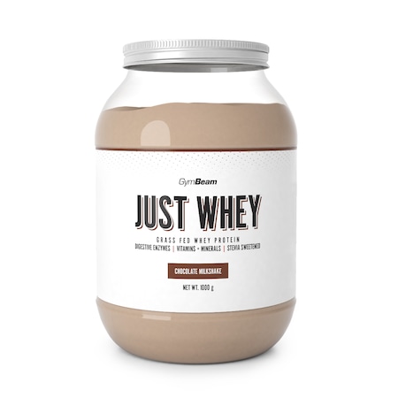 Proteine Just Whey, Chocolate Milkshake, GymBeam, 1000 g