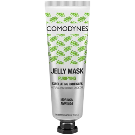 Почистваща маска с моринга и ексфолиращи частици за кожата, Comodynes, Jelly Mask