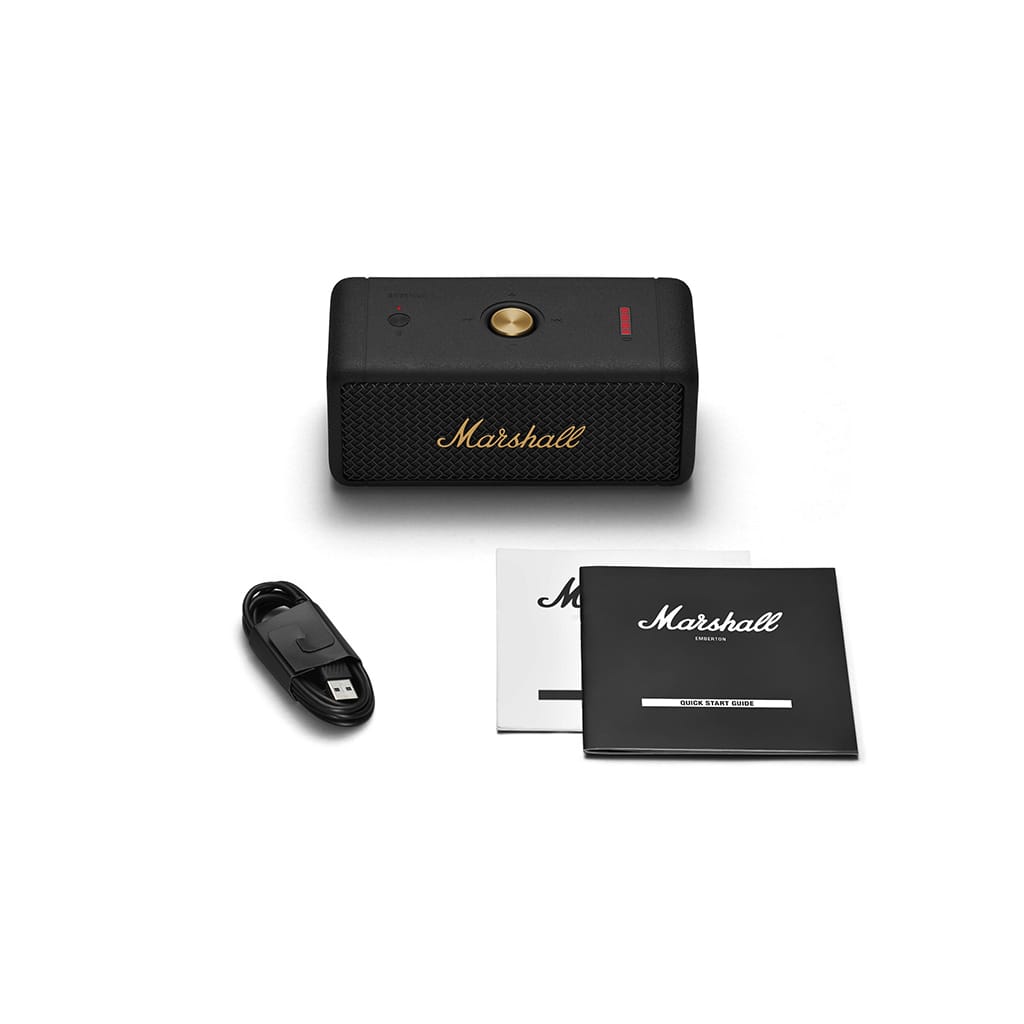 Sistem audio portabil MARSHALL EMBERTON, alamă - eMAG.ro