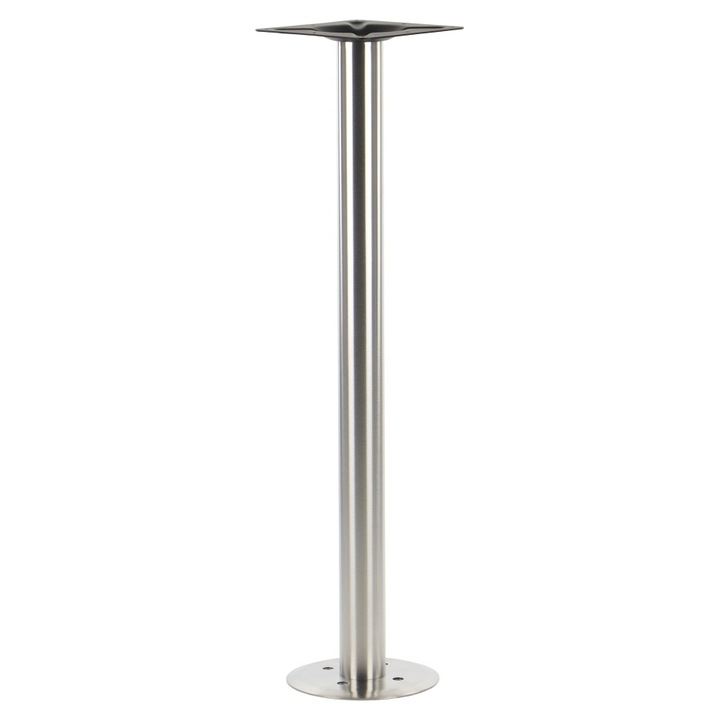 Picior de masa SH-3017-2/H, otel, insurubat pe podea, 25x106 cm, otel inoxidabil