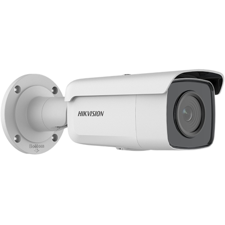 Camera de supraveghere IP AcuSense DarkFighter, rezolutie 6 MP, lentila 2.8mm, IR 60 metri, Hikvision DS-2CD2T66G2-2I-2.8mm