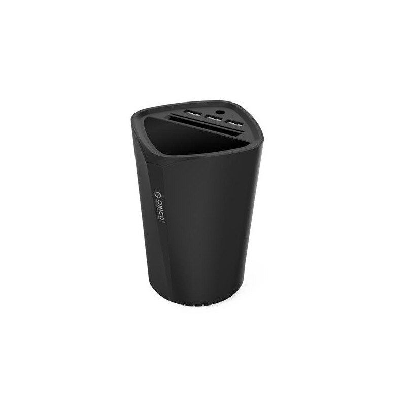 Incarcator auto Orico UCH-C3 cu 3 porturi USB, voltaj 5V, negru