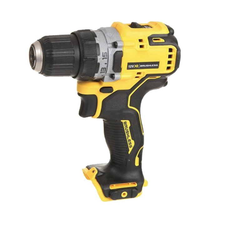 Fúró/csavarhúzó kompatibilis akkumulátorral, 12 V, 1500 RPM, Dewalt