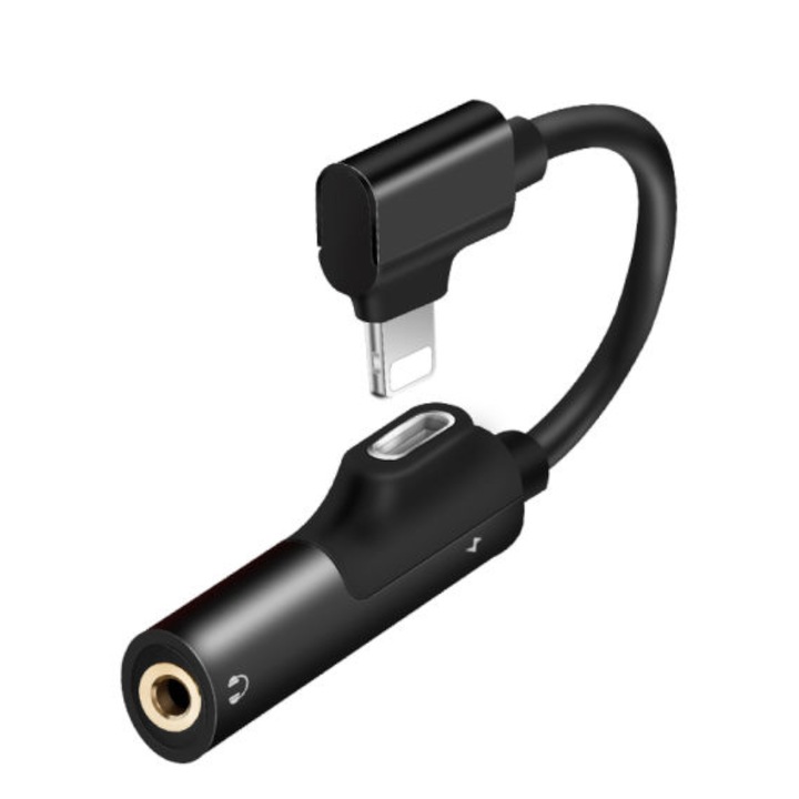 Преходник Zik, 2 в 1, Lightning към 3.5мм