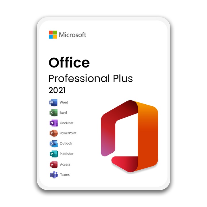 Microsoft Office 2021 Professional Plus licenc, Windows 32/64 bit, USB Flash stick