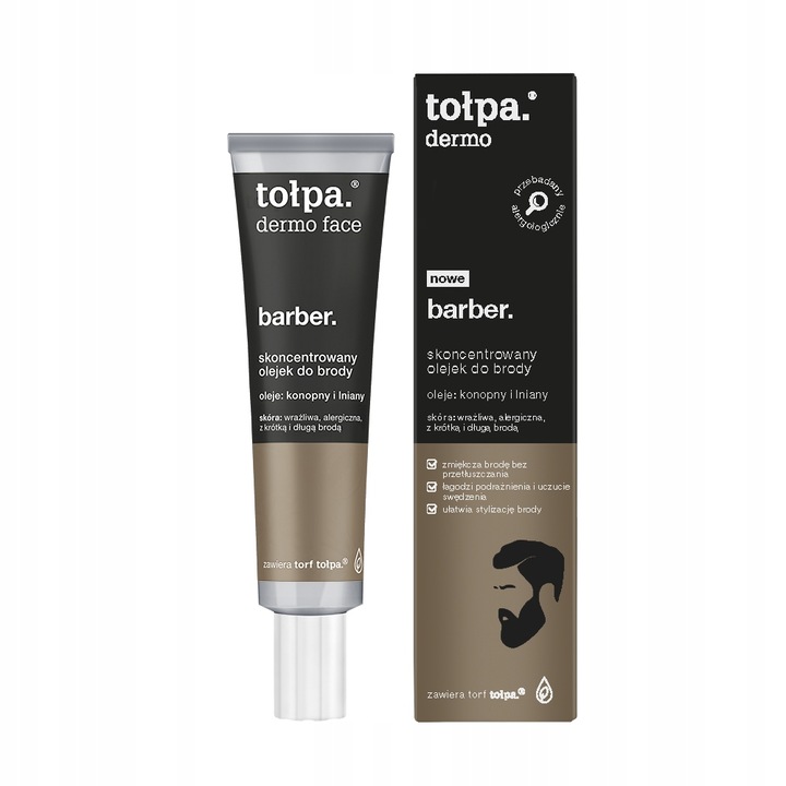 Ulei pentru barba Tolpa Dermo Barber, 40ml