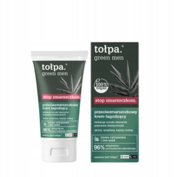 Tolpa Green Men ránctalanító arckrém, 50ml
