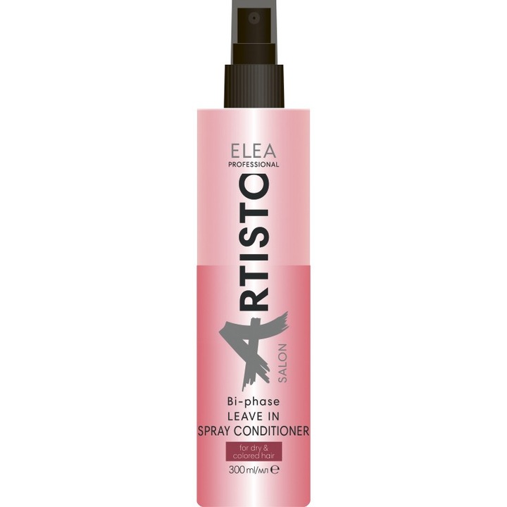 Spray-conditioner bifazic protectie termica pentru par uscat si vopsit ELEA PROFESSIONAL ARTISTO 300 ml