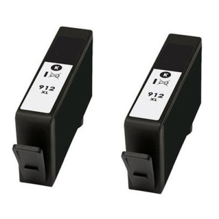 Set 2 cartuse compatibile HP 912XL Black