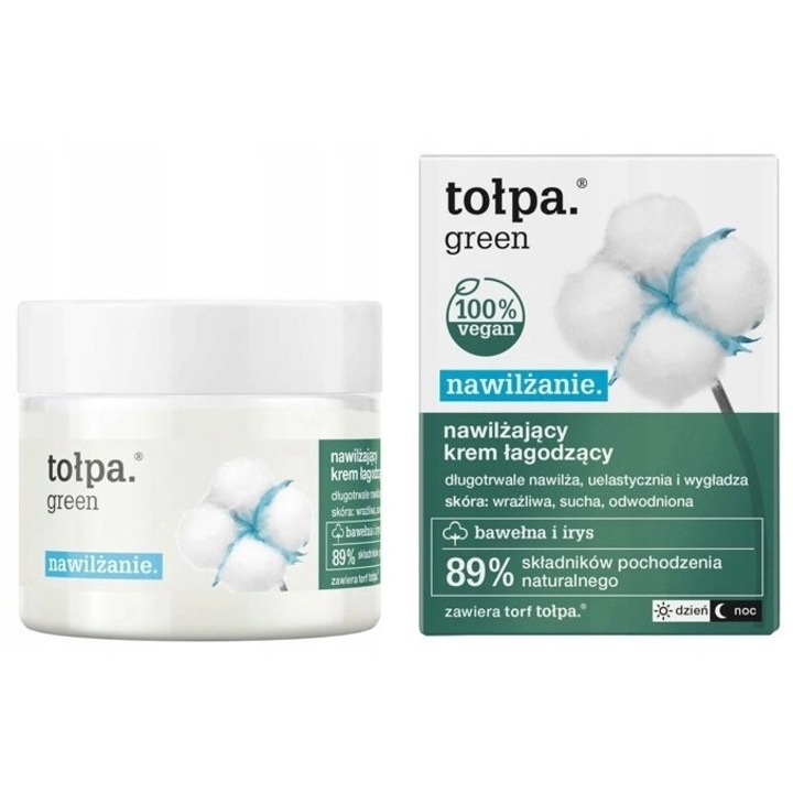 Krém érzékeny bőrre Tolpa Green, 50ml