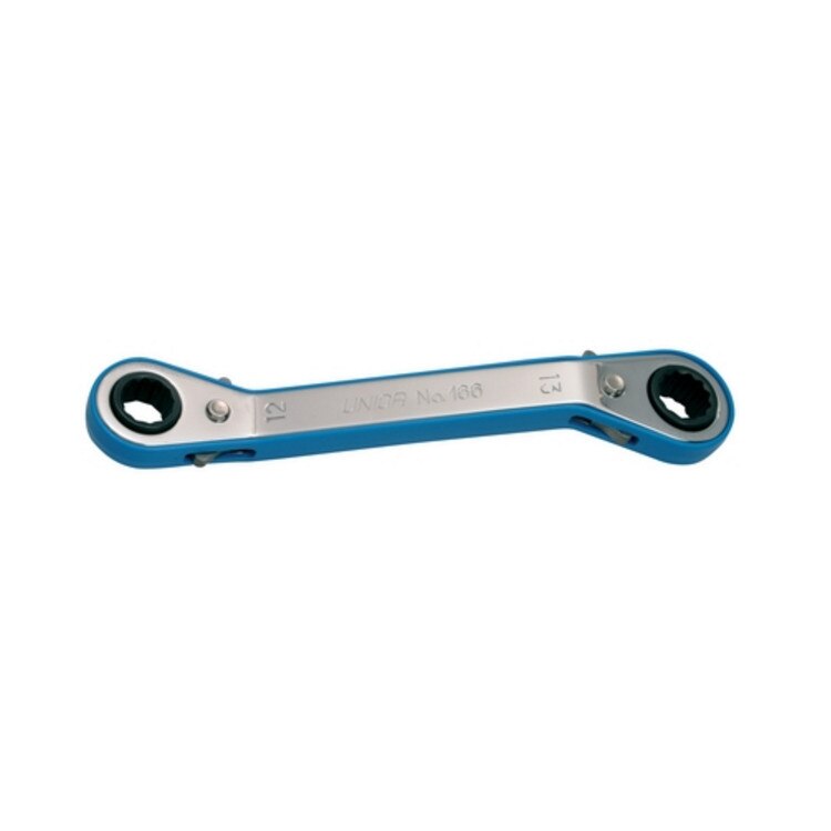 Cheie inelara dublu cotita cu clichet, marca Unior cu diametru de 12x13 mm