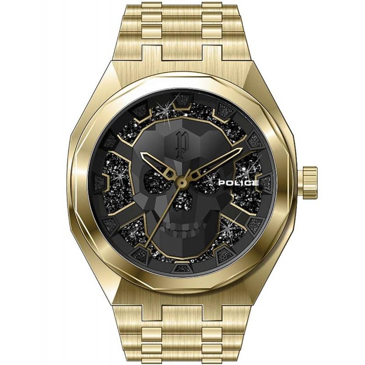 Мъжки часовник Police PEWJG2110703 Quartz Gold