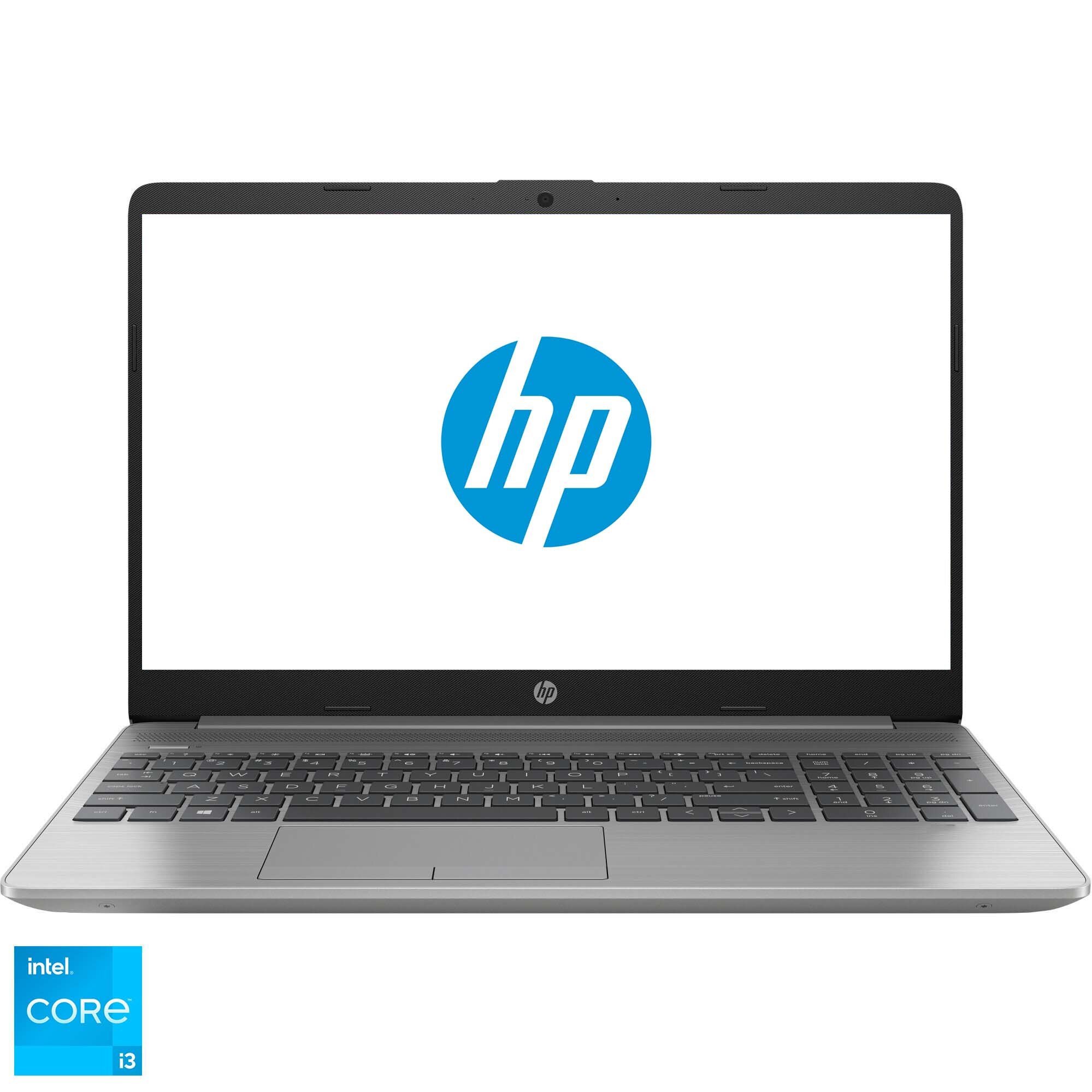 animation Trip hand over Laptop HP 250 G8 cu procesor Intel Core i3-1115G4, 15.6", Full HD, 8GB,  512GB SSD, Intel UHD Graphics, Free DOS, Asteroid Silver - eMAG.ro