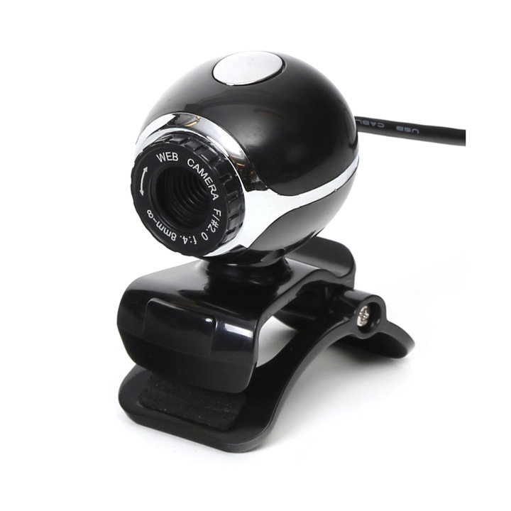 Уеб видеокамера с микрофон Omega Web Camera, OUWC480, 480p, Черен
