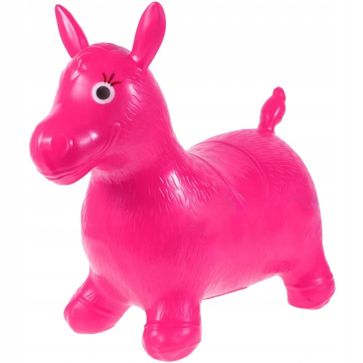 Saritor gonflabil Malplay Ponei Pink cu pompa inclusa, cauciuc durabil, greutate admisa 40 kg