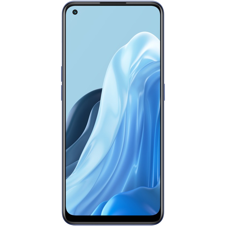 Oppo Reno7 5G Mobiltelefon, Kártyafüggetlen, Dual SIM, 256GB, 5G, Kék