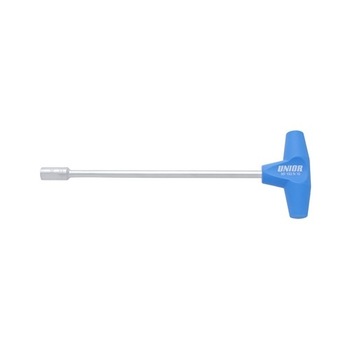Cheie cu maner de plastic in T, marca Unior cu dimensiunea de 14 mm Cheie cu maner de plastic in T, marca Unior cu dimensiunea de 14 mm