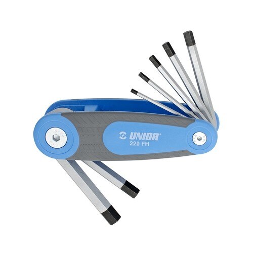 Set chei locas hexagonal cu maner tip briceag, marca Unior, N0: 3/32