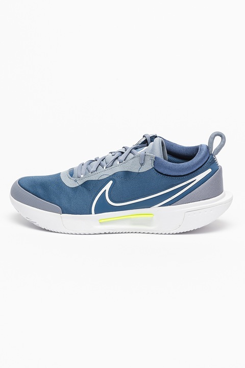 Nike, Pantofi pentru tenis Zoom Court Pro, Albastru inchis