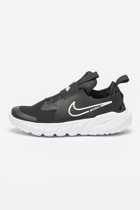 Nike, Обувки Flex Runner 2 за бягане, Бял/Черен