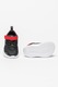 Nike, Pantofi sport din plasa cu garnituri din piele ecologica Downshifter 12, Rosu/Gri antracit