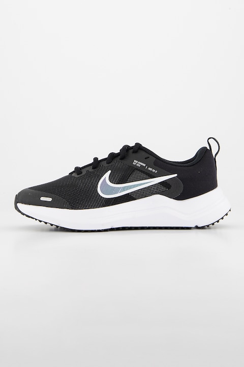 Nike, Downshifter 12 könnyű sportcipő, Ezüstszín/Fekete