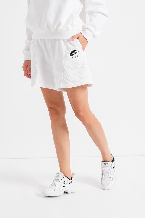 Nike, Къс панталон с памук, Бял