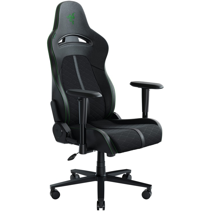 Стол Gaming Razer Enki X, Черен/Зелен