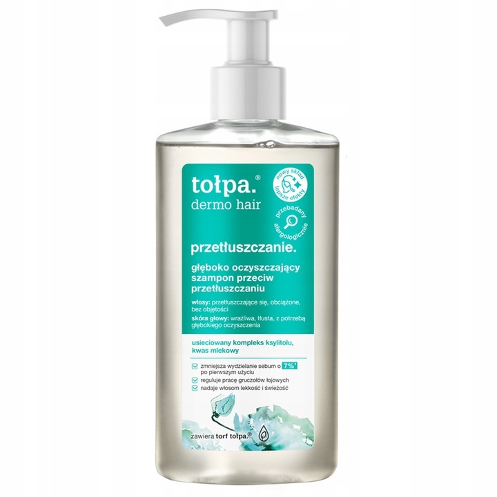 Sampon pentru par gras, Tolpa dermo hair, 250 ml