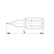 Set compus din 3 biti marca Unior, de 0,8x5,5 mm