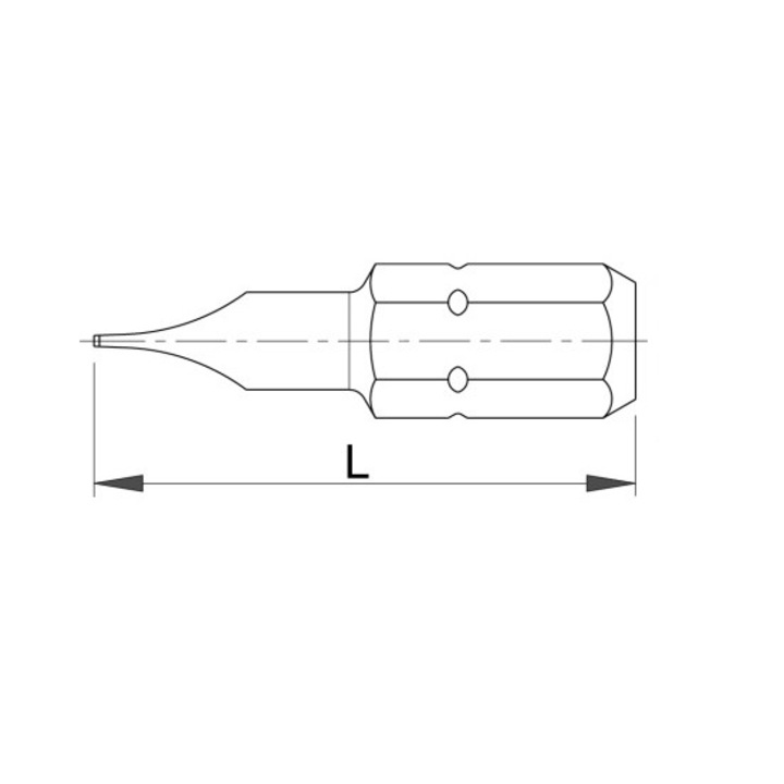 Set compus din 3 biti marca Unior, de 0,8x5,5 mm
