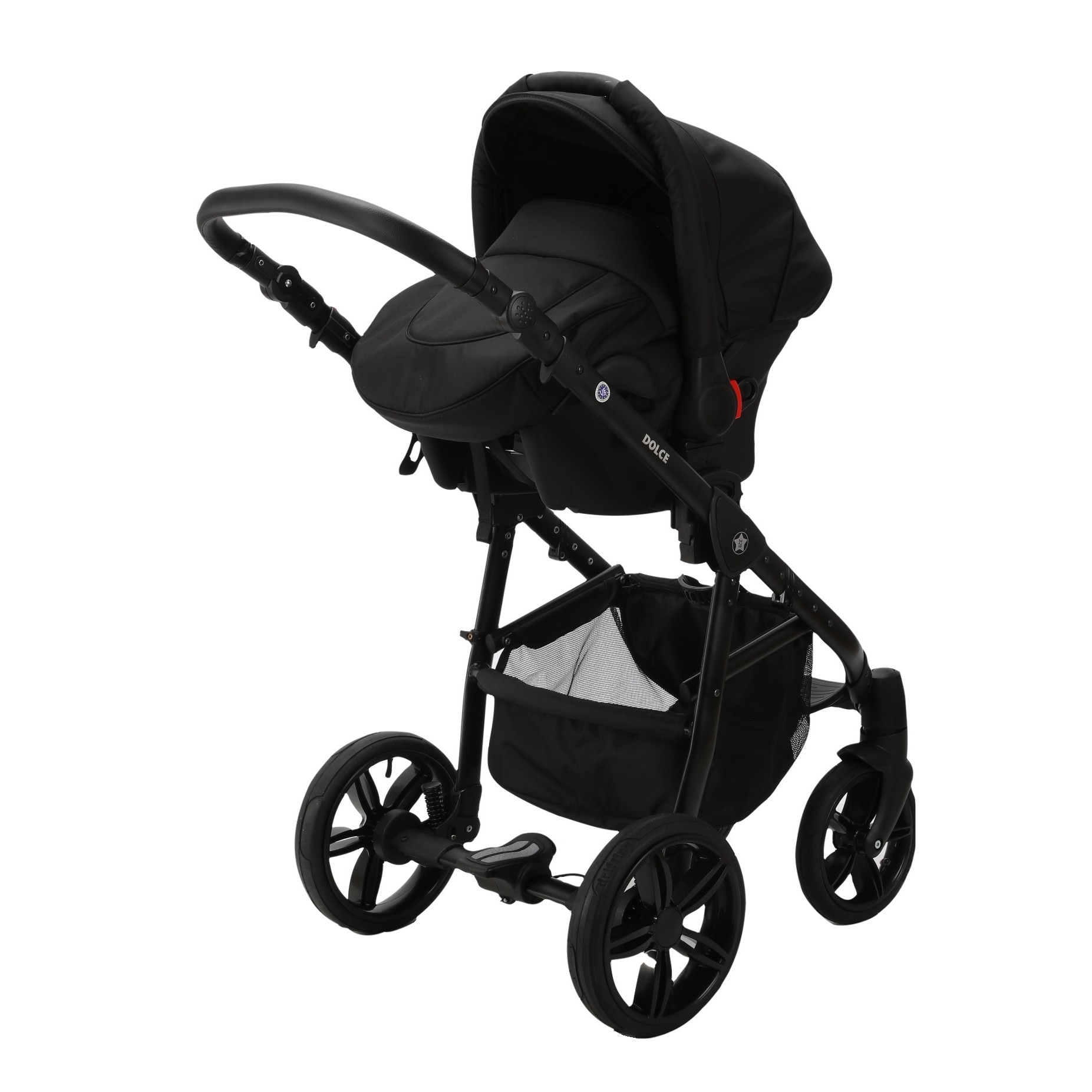 Детска количка 3 в 1 Adamex Neonex Dolce Be2Me DL26, Storm Blue/Black ...