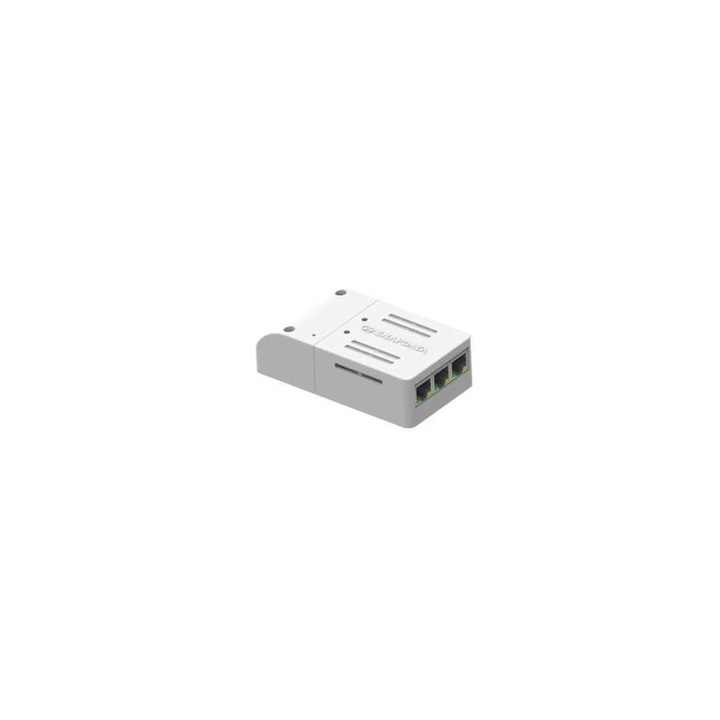Convertor Media Fibra Optica, ACTELSER, ACT1003, 3xRJ-45, Alb