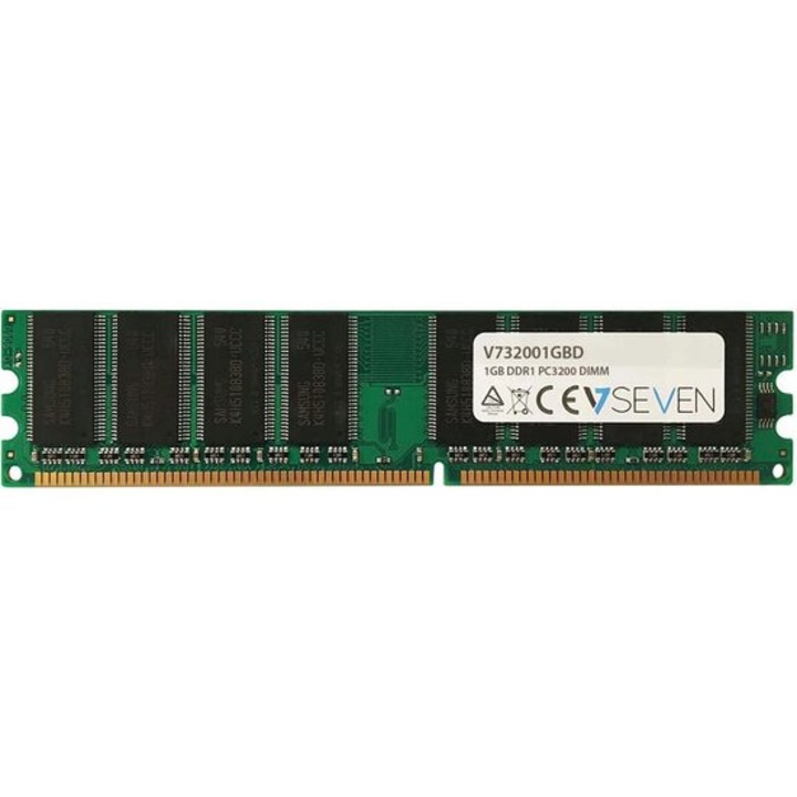 Memorie RAM V7, V732001GBD, DDR1, 1 GB, 400 MHz, CL3
