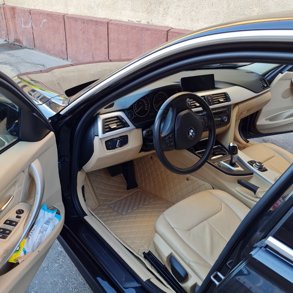 Комплект от 3 5D стелки за кола, BMW X5 F15 2014-2018, Еко кожа - eMAG.bg