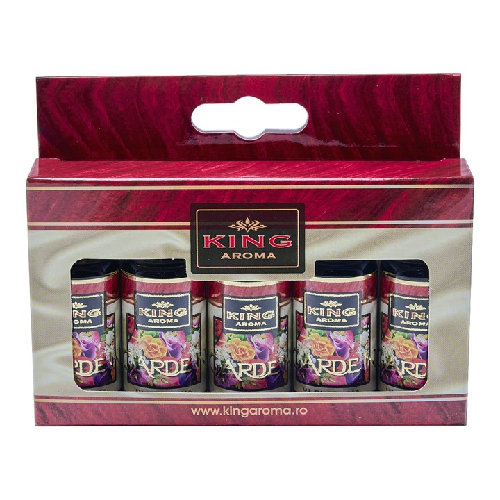 5 db-os kiszerelés Garden aromaterápiás olajok, Kingaroma, 10 ml