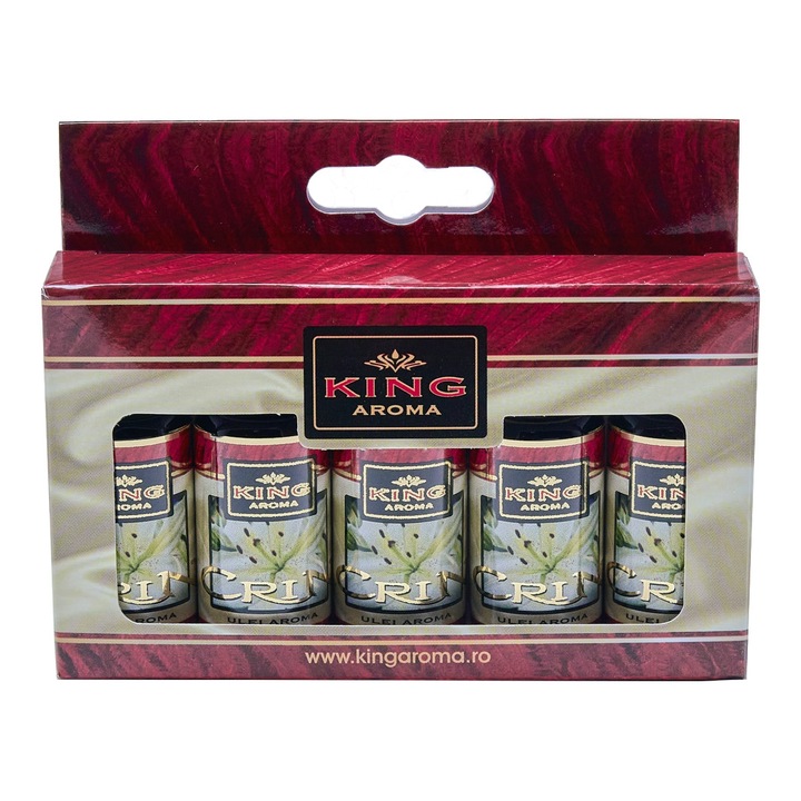 Опаковка от 5 арома масла от лилия, Kingaroma, 10 мл