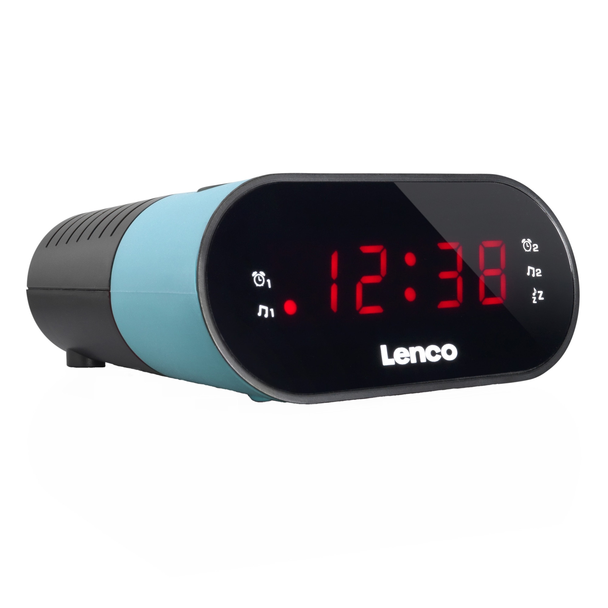 Ceas Timer Ceas Radio FM Lenco CR-07, Sleep Timer, 0.3W, Albastru - eMAG.ro