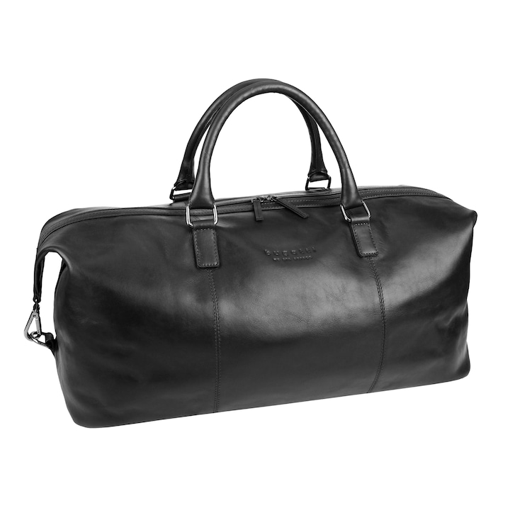 Пътна чанта, Bugatti, Corso 601, Естествена кожа, Черна