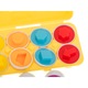 Joc Educativ, Set de 12 Oua in Cutie, Montessori, 4 Culori si 12 Forme Diferite, Potrivirea Culorilor si a Formelor, Joc de Asociere, Dezvolta Coordonarea Mana-Ochi, Indiggo, 3ani+, Multicolor