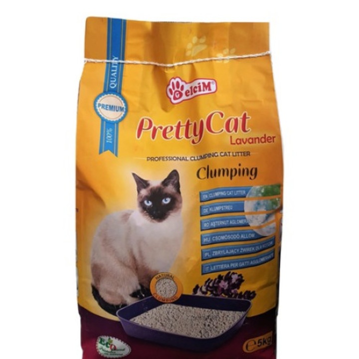 ElciM higiénikus macskaalom, homok, levendula, 5 kg