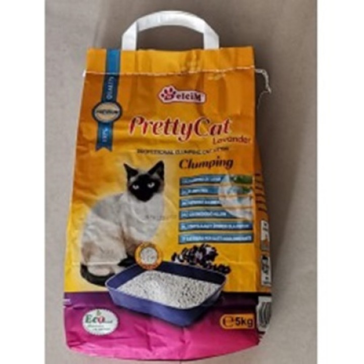 Asternut igienic pentru pisici, Nisipur, lavanda, 5 kg