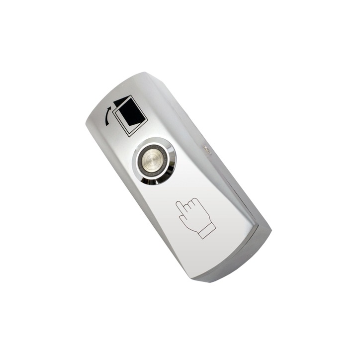 Alkalmazható fém kilépőgomb, LED-del Csb-805L