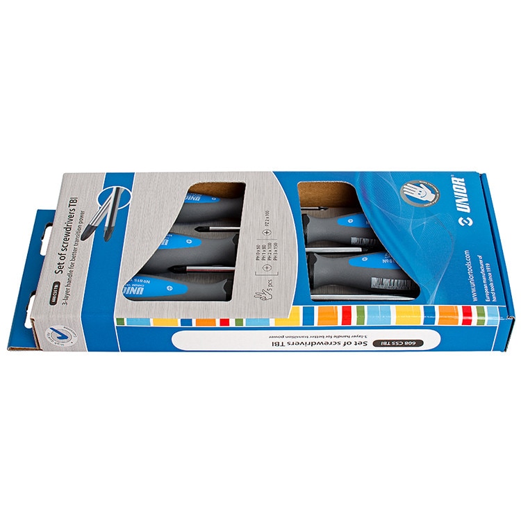 Set Unior compus din 5 surubelnite cu maner TBI si profil PH