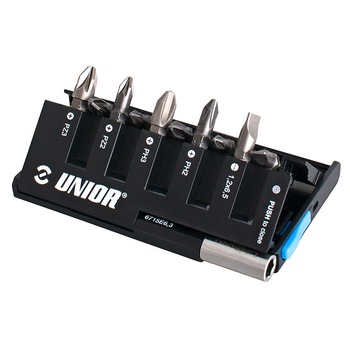 Set compus din 11 capete de surubelnita marca Unior Set compus din 11 capete de surubelnita marca Unior