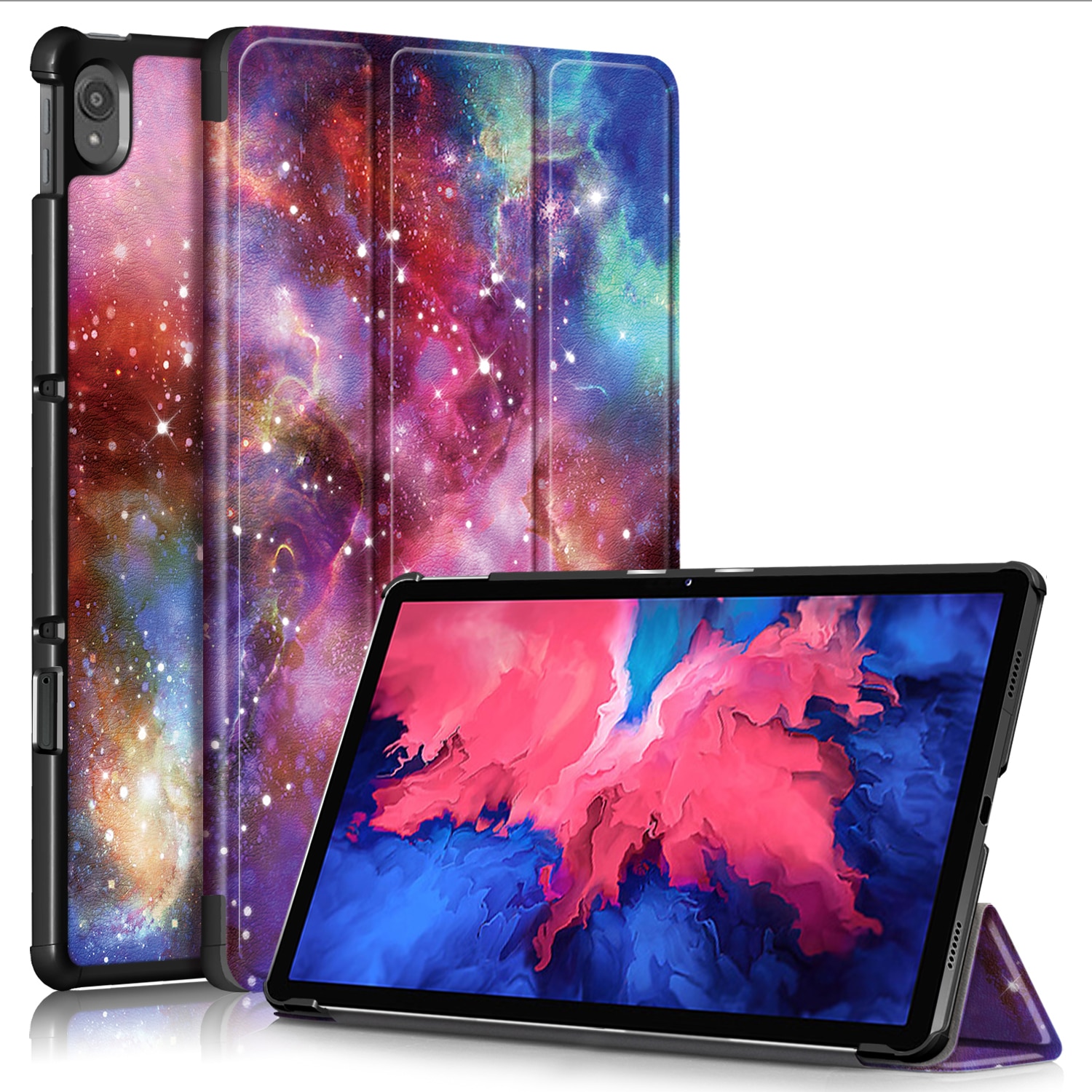 Husa protectie tableta, HUEIROY, Compatibil cu Lenovo Tab P11 Plus, Multicolor
